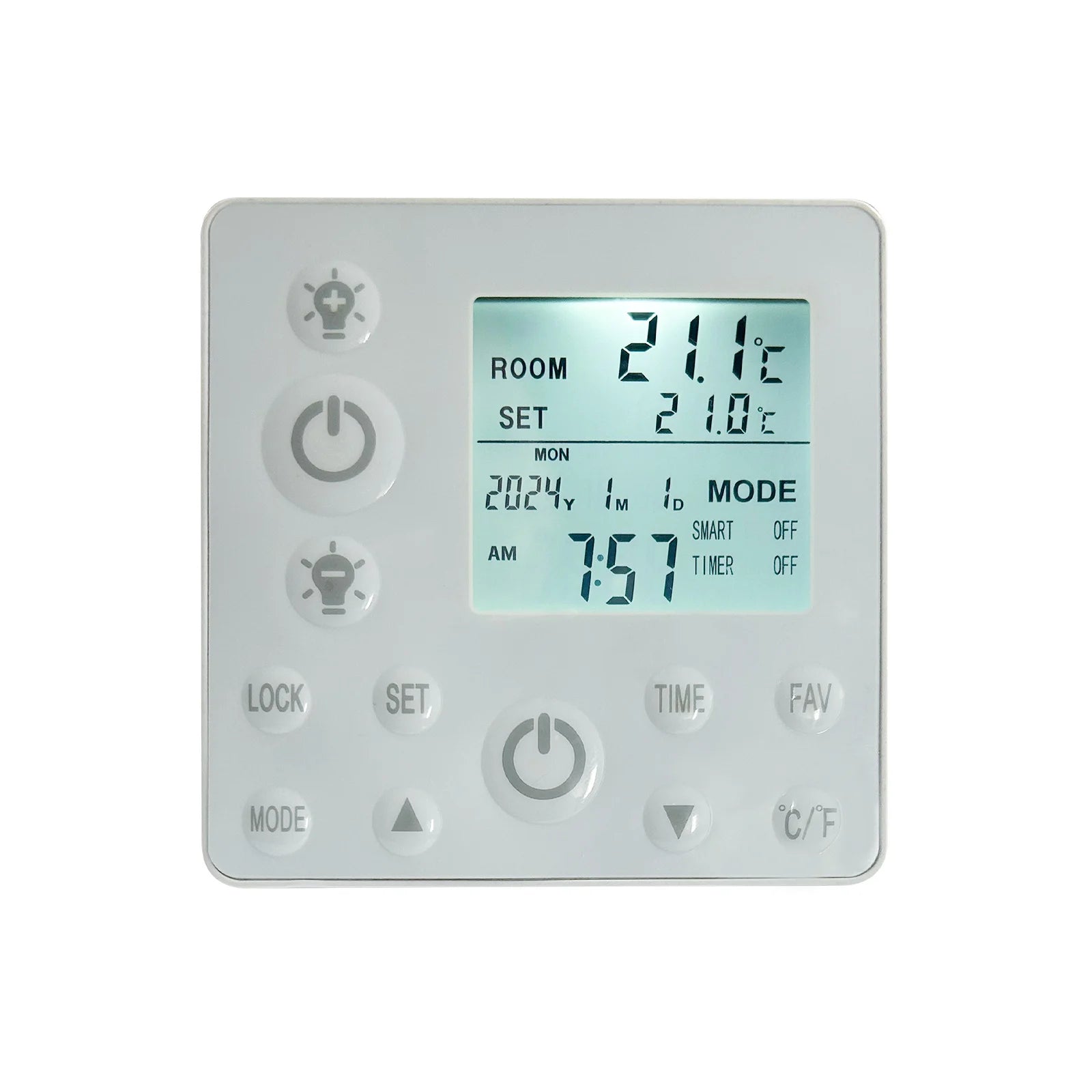 Remote control for infrared panels with LED