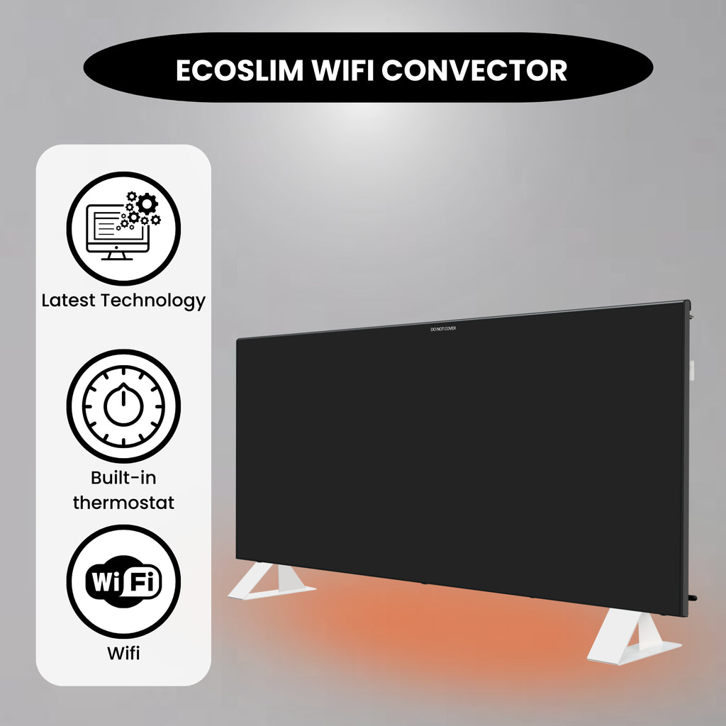 Eco Slim WiFi Convector – Black