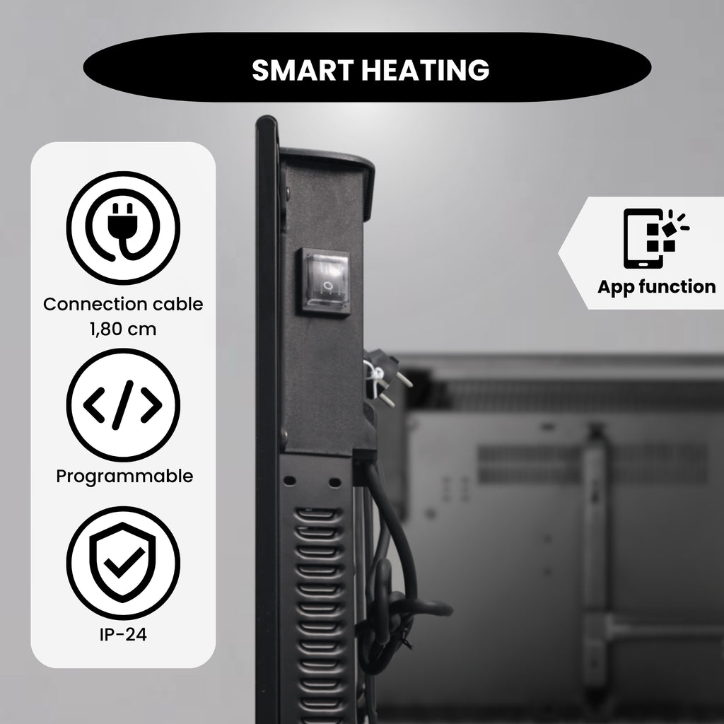 Eco Slim WiFi Convector – Black