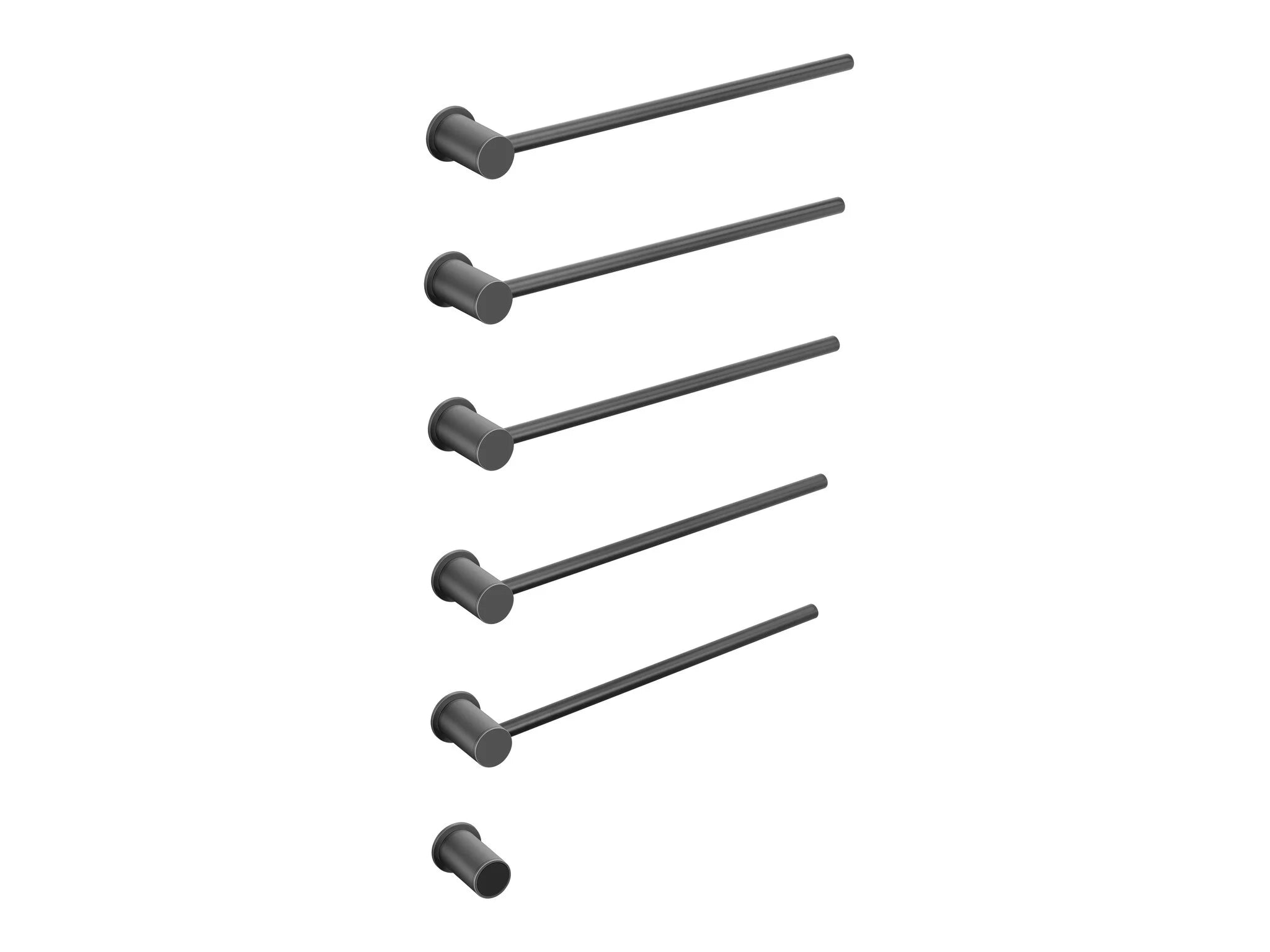 Electric towel radiator black – stainless steel