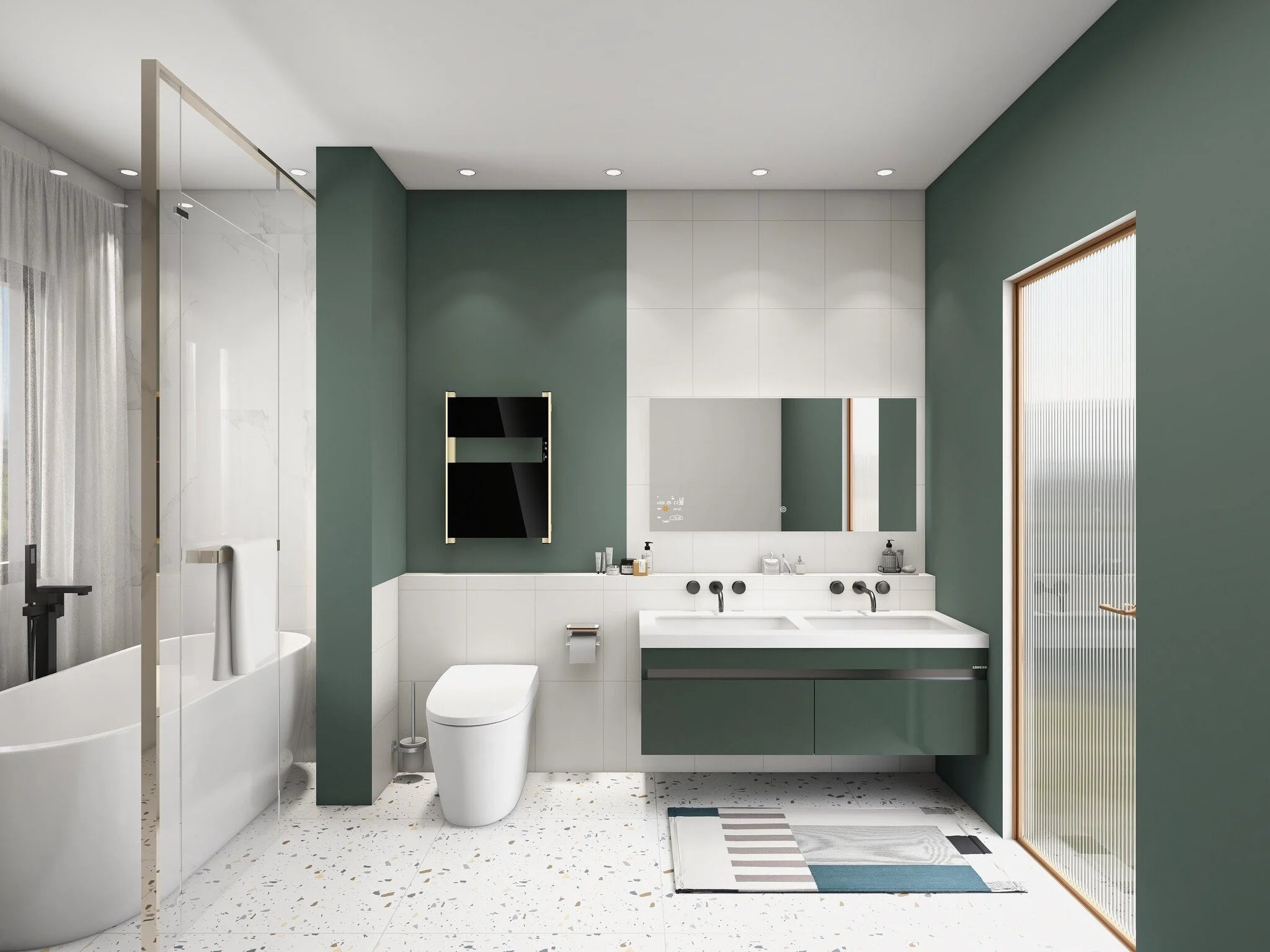 Maverick Electric Towel Radiator – Black Gold