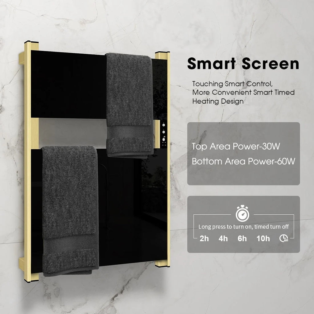 Maverick Electric Towel Radiator – Black Gold