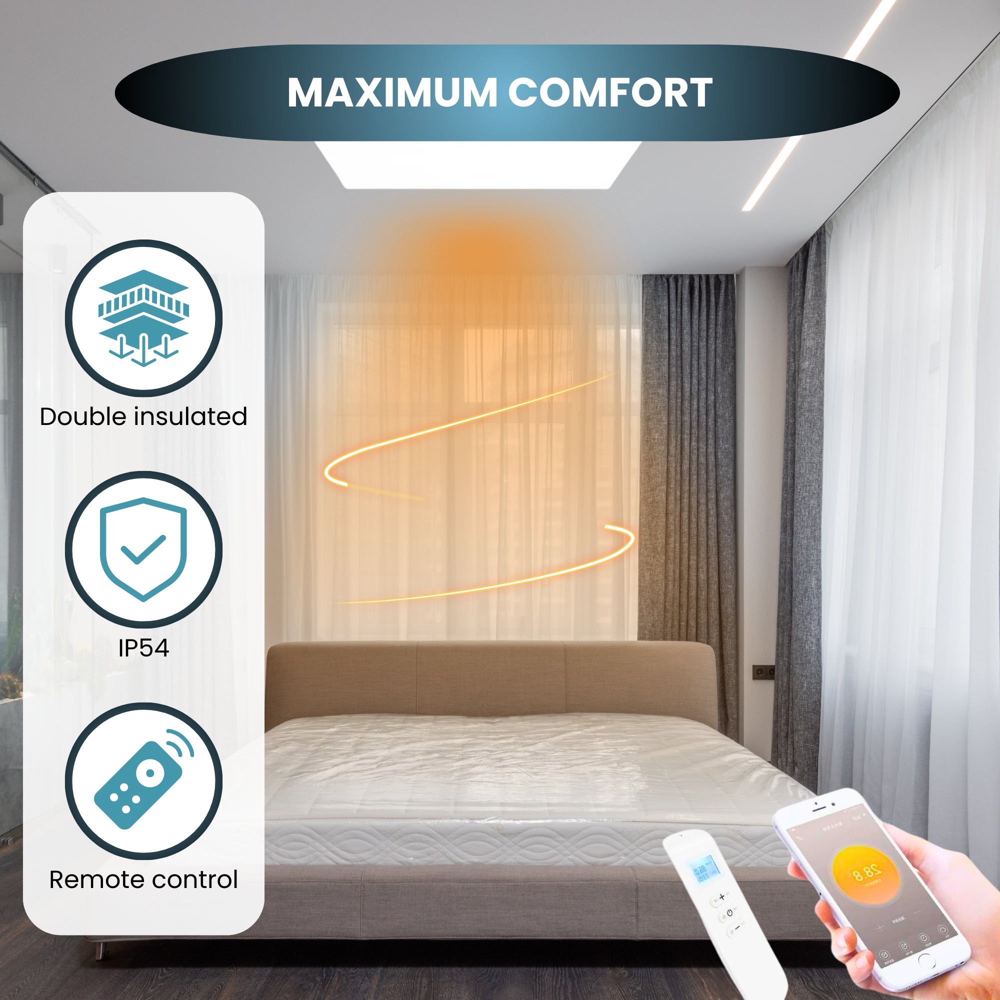 H4 Exclusive Series Infrared Panel with WiFi