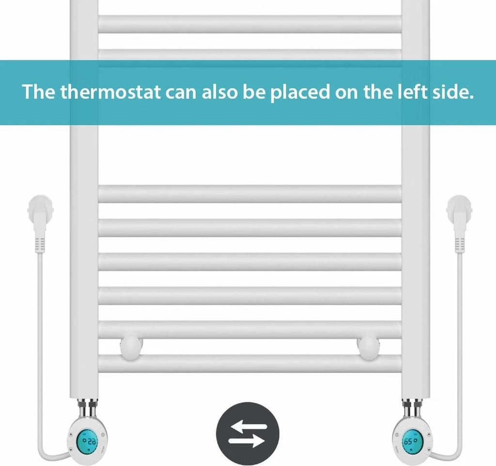 Electric Towel Radiator with Digital Thermostat - 300 W