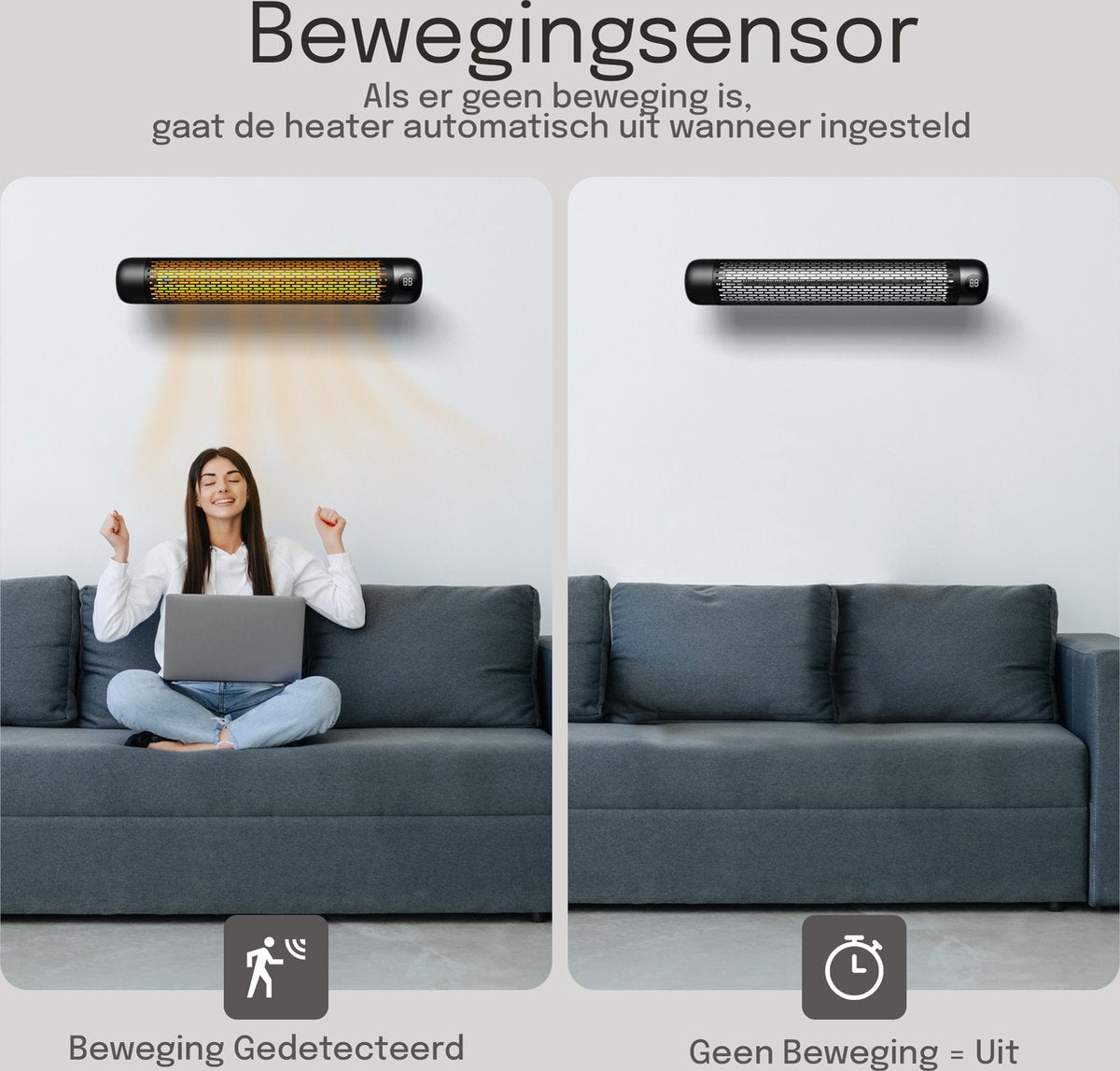 Low Glare Infrared Patio Heater