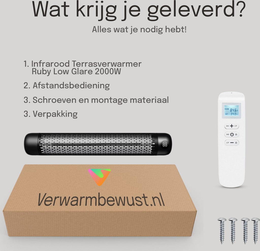 Low Glare Infrared Patio Heater