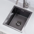 Spoelbak Black Metal 34 x 40 – Spoelbak Keuken - Spoelbakken Keuken – Wasbak Keuken - zonder Kraangat RVS
