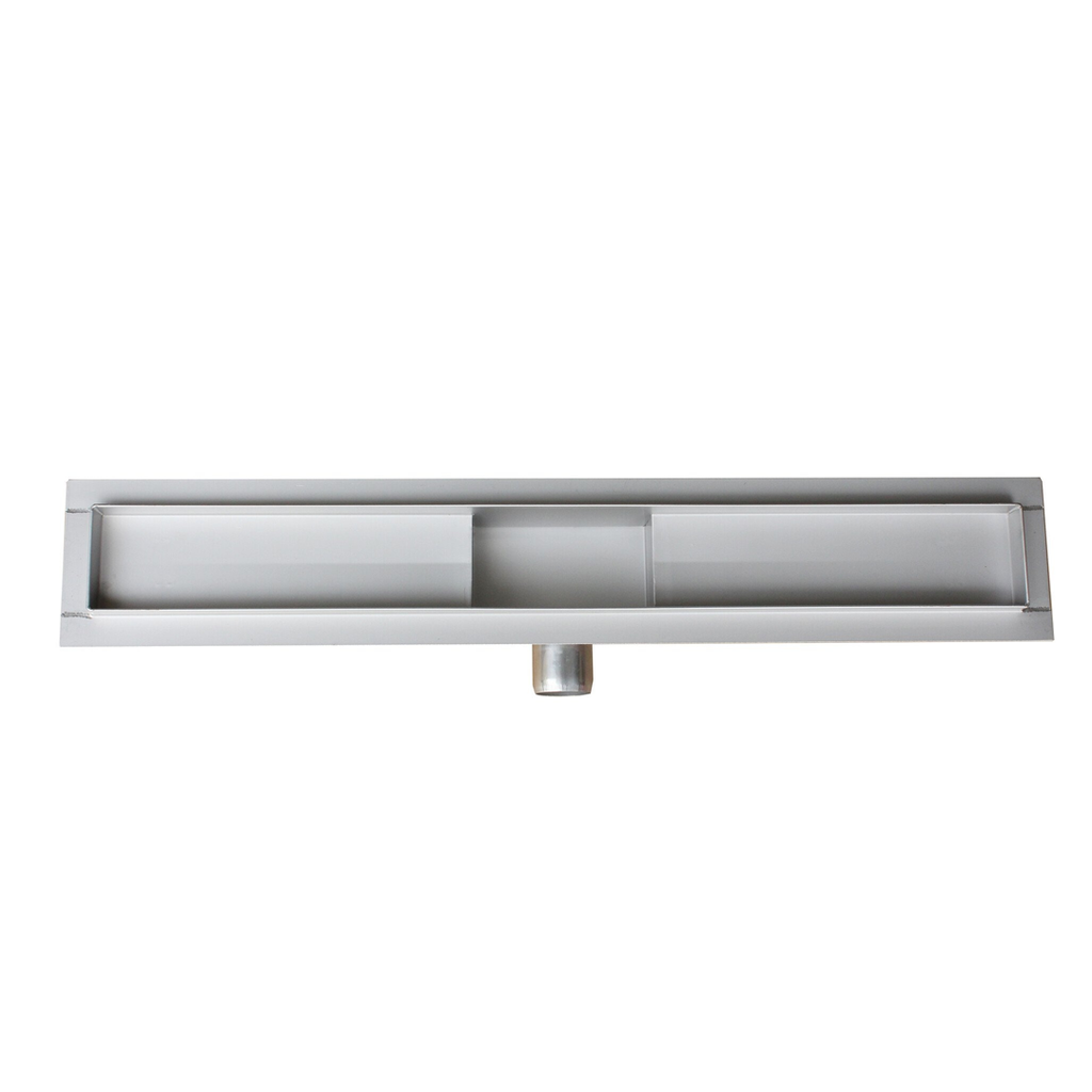 Douchegoot flens met zijuitloop - tegelrooster