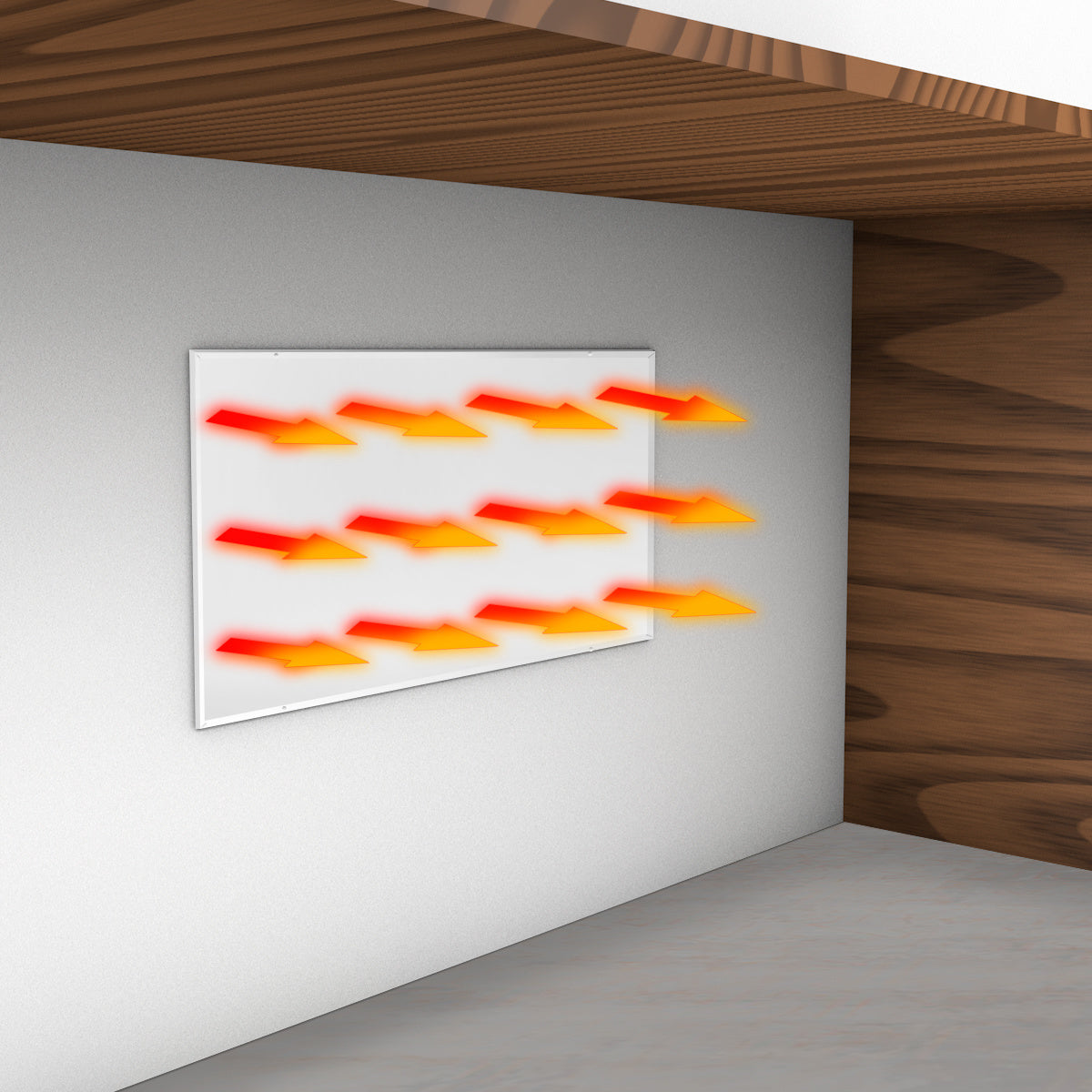 BV Series Infrared Panel – Screw-on Desk Heating