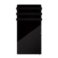 Hybride Infrarood Handdoekverwarmer – Zwart – 1200 W
