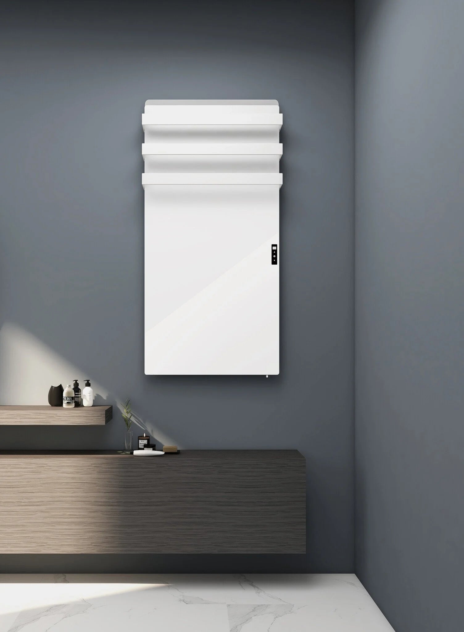 Hybrid Infrared Towel Warmer – White – 1200 W