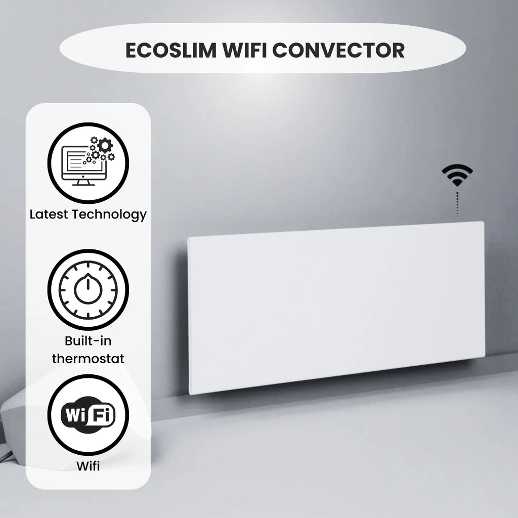 Eco Slim WiFi Convector - White