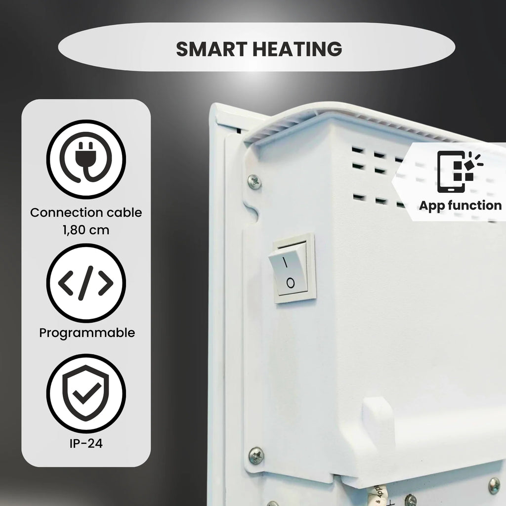 Eco Slim WiFi Convector - White