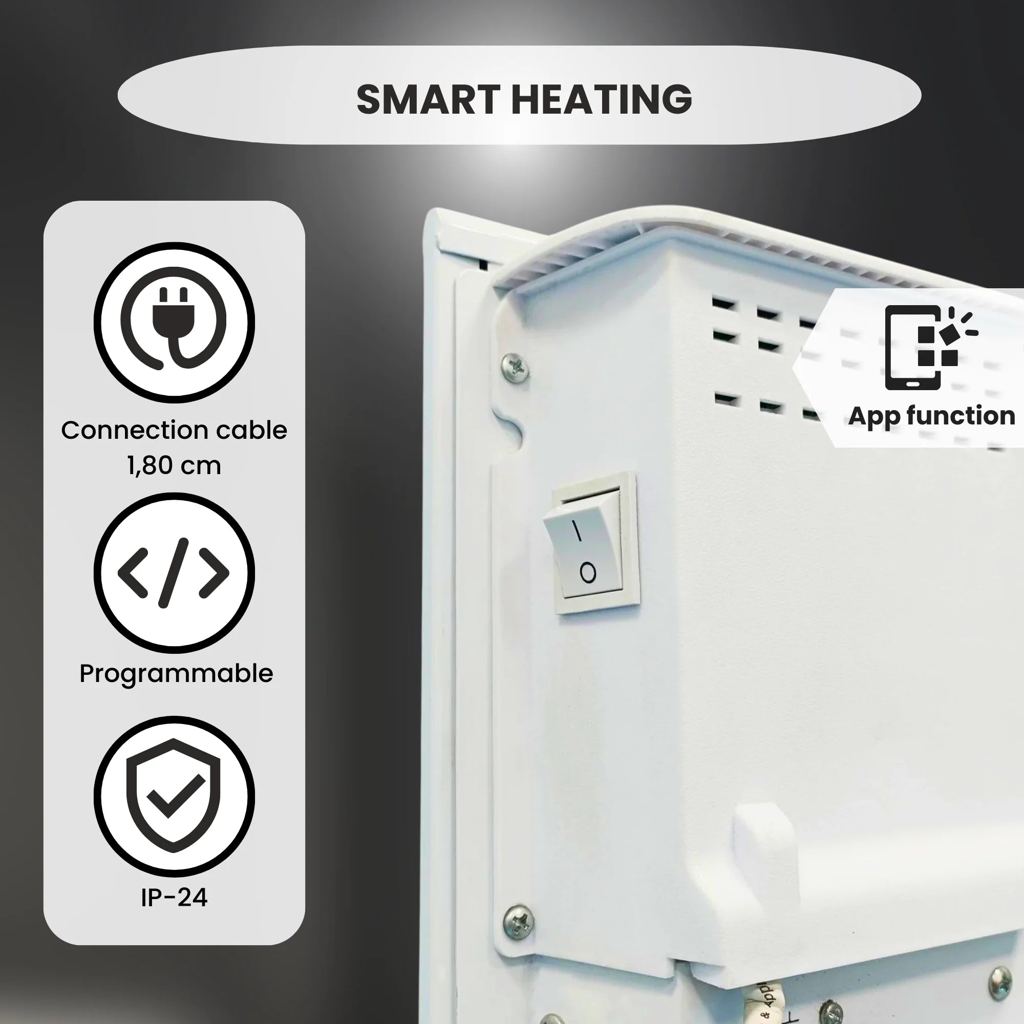 Eco Slim WiFi Convector - White