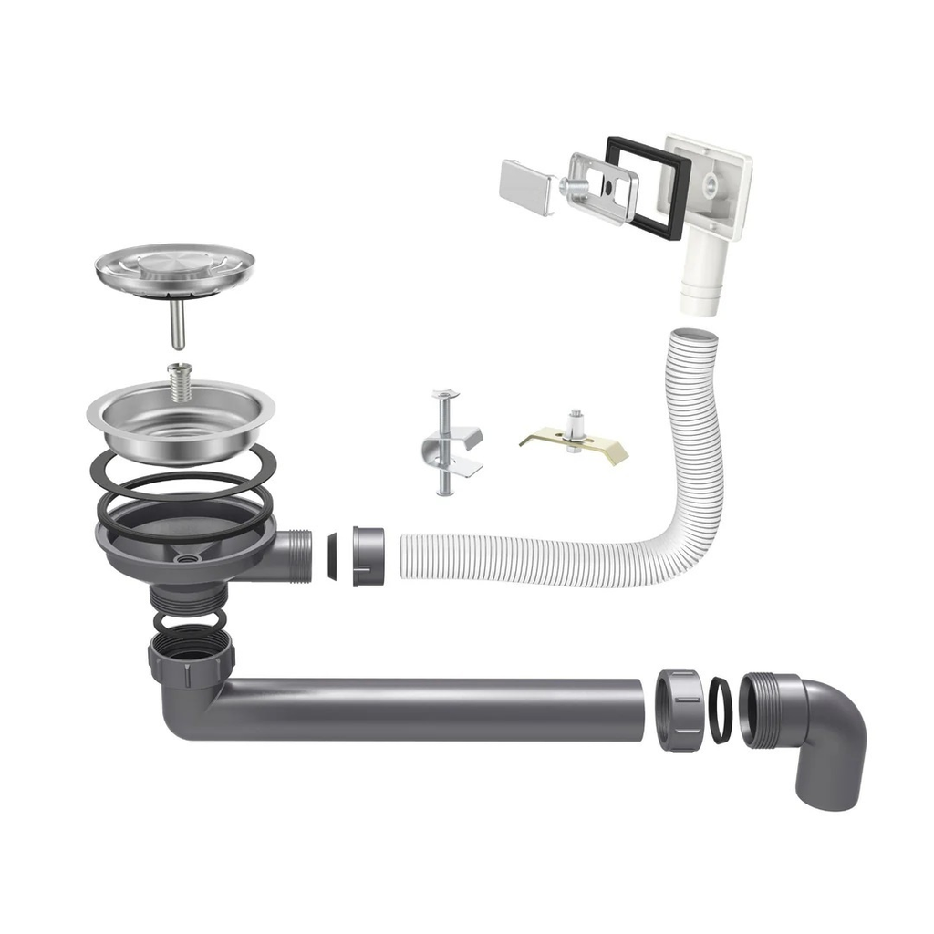 Black Metal Sink 40 x 40 - Kitchen Sink - Kitchen Sinks - Kitchen Wash Basin - without Tap Hole Stainless Steel