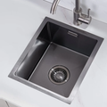 Spoelbak Black Metal 40 x 40 – Spoelbak Keuken - Spoelbakken Keuken – Wasbak Keuken - zonder Kraangat RVS