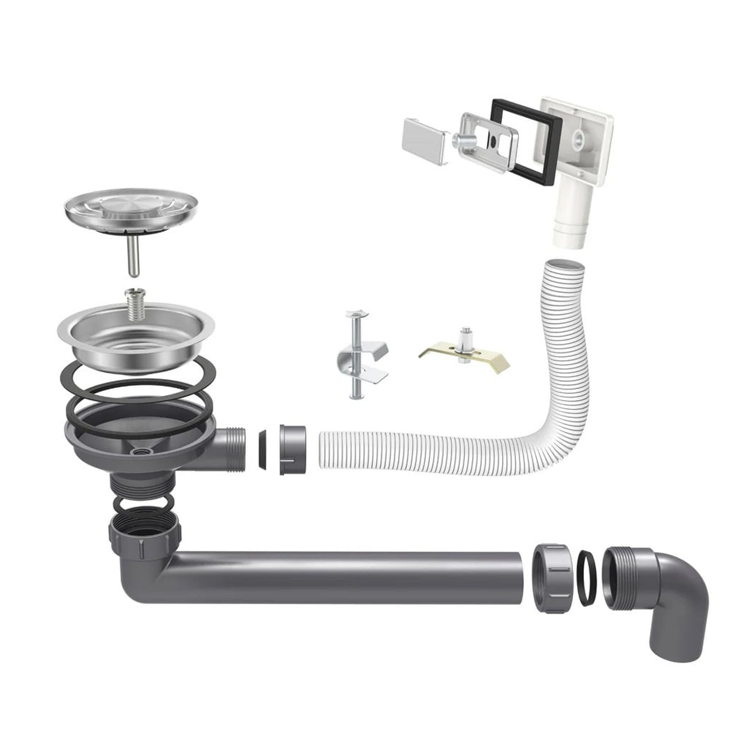 Black Metal Sink 50 x 40 - Kitchen Sink - Kitchen Sinks - Kitchen Wash Basin - without Tap Hole Stainless Steel