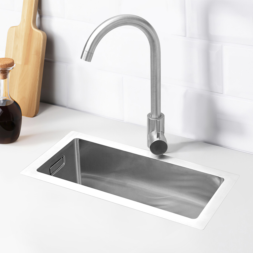 Stainless steel sink 22 x 44 - Kitchen sink - Kitchen sinks - Kitchen washbasin - without tap hole Stainless steel
