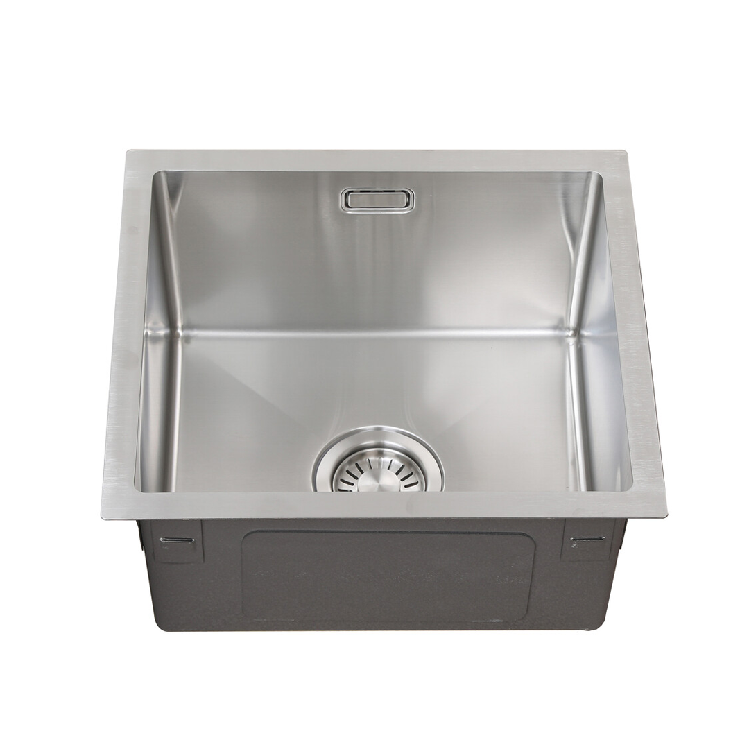 Stainless steel sink 34 x 40 - Kitchen sink - Kitchen sinks - Kitchen washbasin - without tap hole