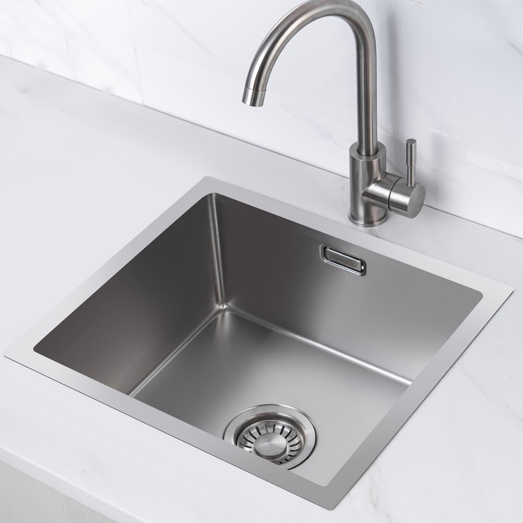 Stainless steel sink 45 x 40 - Kitchen sink - Kitchen sinks - Kitchen washbasin - without tap hole