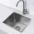 Spoelbak Black Metal 50 x 40 – Spoelbak Keuken - Spoelbakken Keuken – Wasbak Keuken - zonder Kraangat RVS