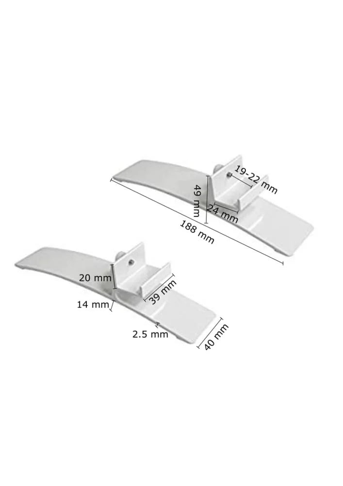 Universal Foot Support for Infrared Panels – up to 21 mm thick